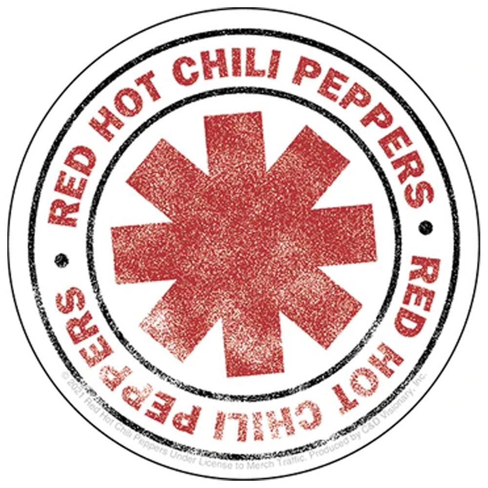 RED HOT CHILI PEPPERS レッドホットチリペッパーズ (来日 35周年 ) - Faded Logo / ステッカー 【公式 / オフィシャル】