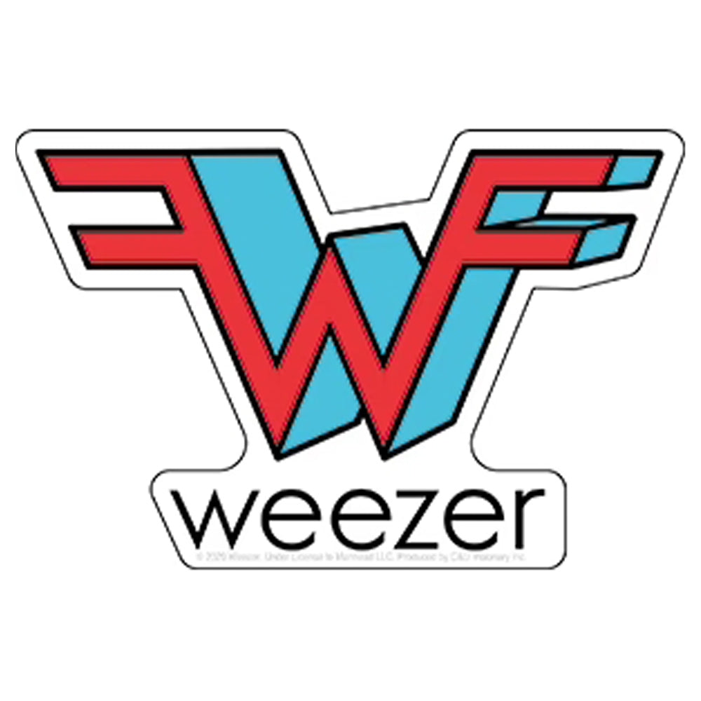 WEEZER ウィーザー - W Logo / ステッカー 【公式 / オフィシャル】