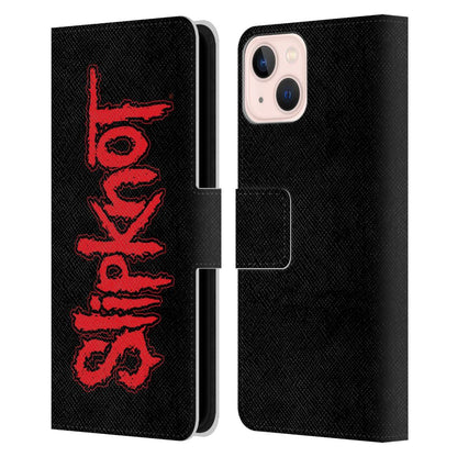 SLIPKNOT スリップノット - Text レザー手帳型 / Apple iPhoneケース - PGS