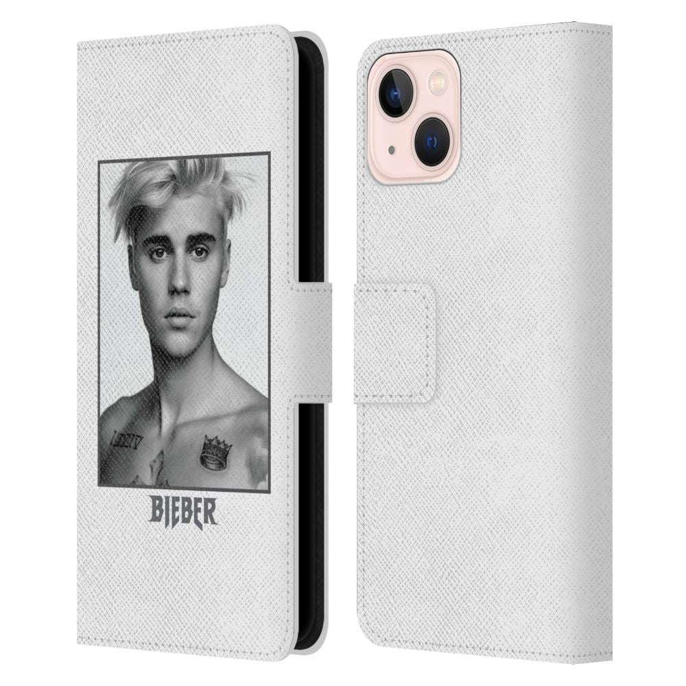 JUSTIN BIEBER ジャスティンビーバー - Sorry Face レザー手帳型 / Apple iPhoneケース - PGS