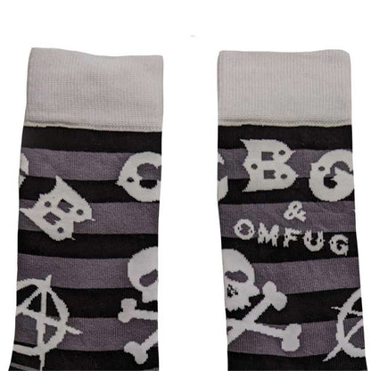 CBGB シービージービー - Logos Striped / ソックス / メンズ 【公式 / オフィシャル】