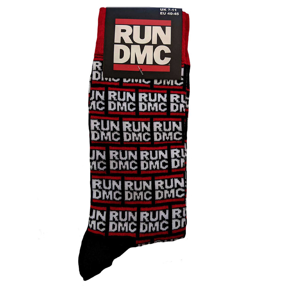 RUN DMC - All Over Logo / Socks / Men's