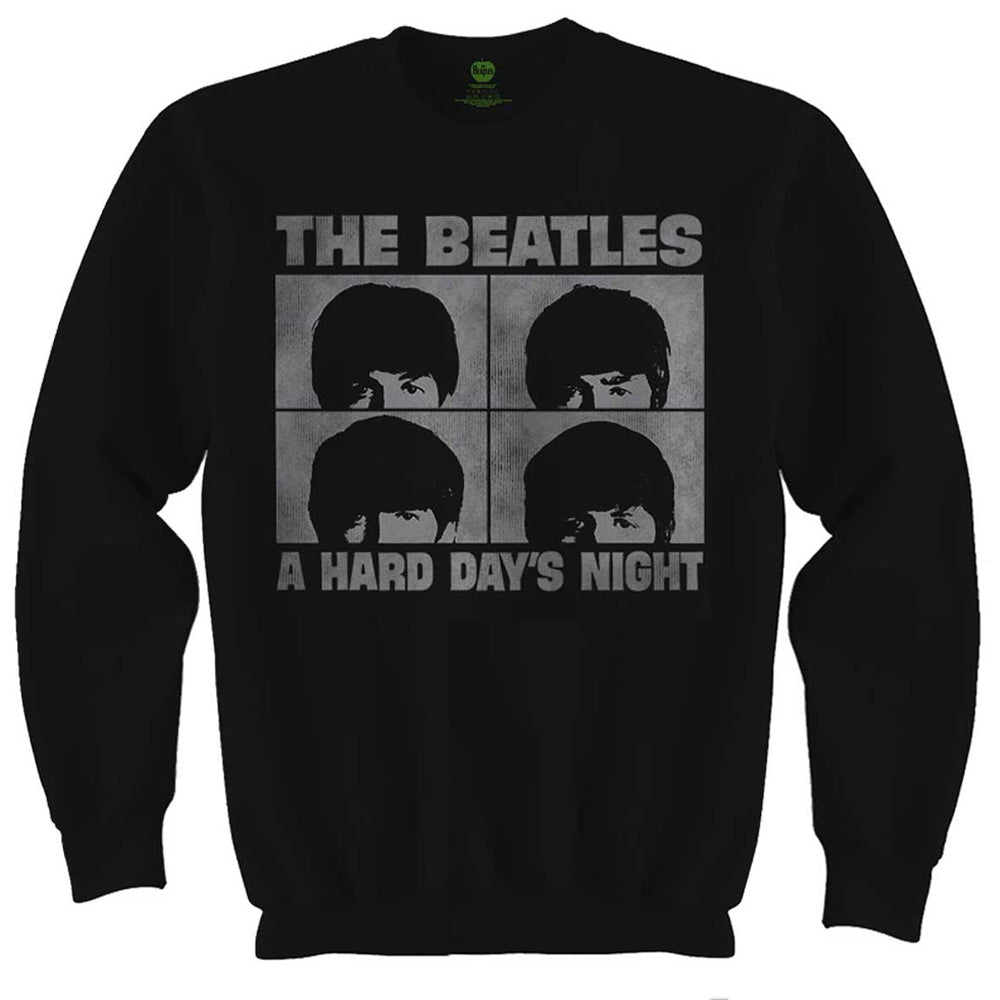 THE BEATLES ビートルズ (結成 65周年 ) - Hard Days Night / バックプリントあり / 長袖 / Tシャツ / メンズ 【公式 / オフィシャル】