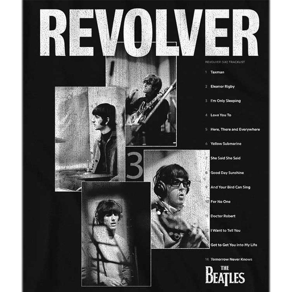 THE BEATLES ビートルズ (結成 65周年 ) - Revolver Tracklist / Tシャツ / メンズ 【公式 / オフィシャル】