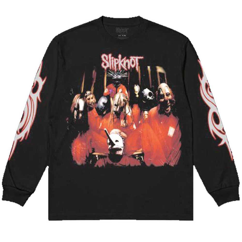 SLIPKNOT スリップノット (結成 30周年 ) - Spit it Out / バックプリントあり / アームプリントあり / 長袖 / Tシャツ / メンズ 【公式 / オフィシャル】