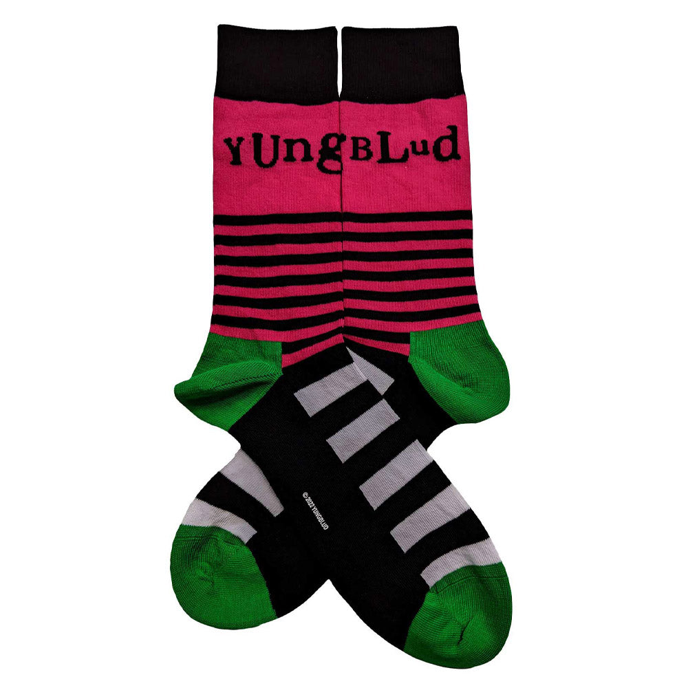 YUNGBLUD ヤングブラッド (SUMMER SONIC 2025 来日 ) - Logo & Stripes / ソックス / メンズ 【公式 / オフィシャル】