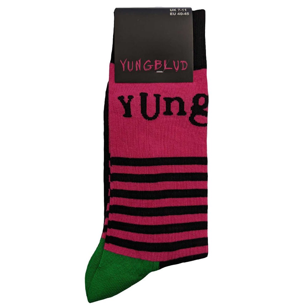 YUNGBLUD ヤングブラッド - Logo & Stripes / ソックス / メンズ - PGS
