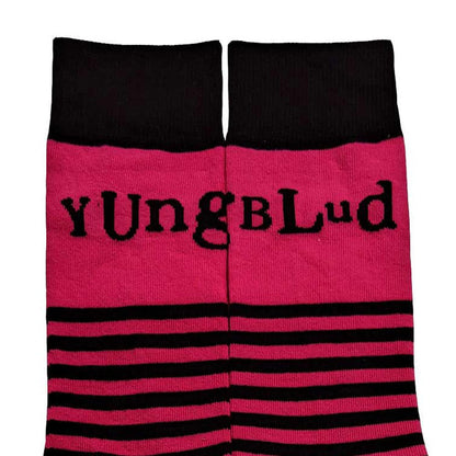 YUNGBLUD ヤングブラッド - Logo & Stripes / ソックス / メンズ - PGS
