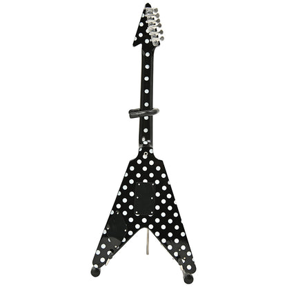 【予約商品】 OZZY OSBOURNE オジーオズボーン (追悼 ) - Randy's Harpoon Polka Dot Signature Miniature Guitar Replica Collectible / ミニチュア楽器