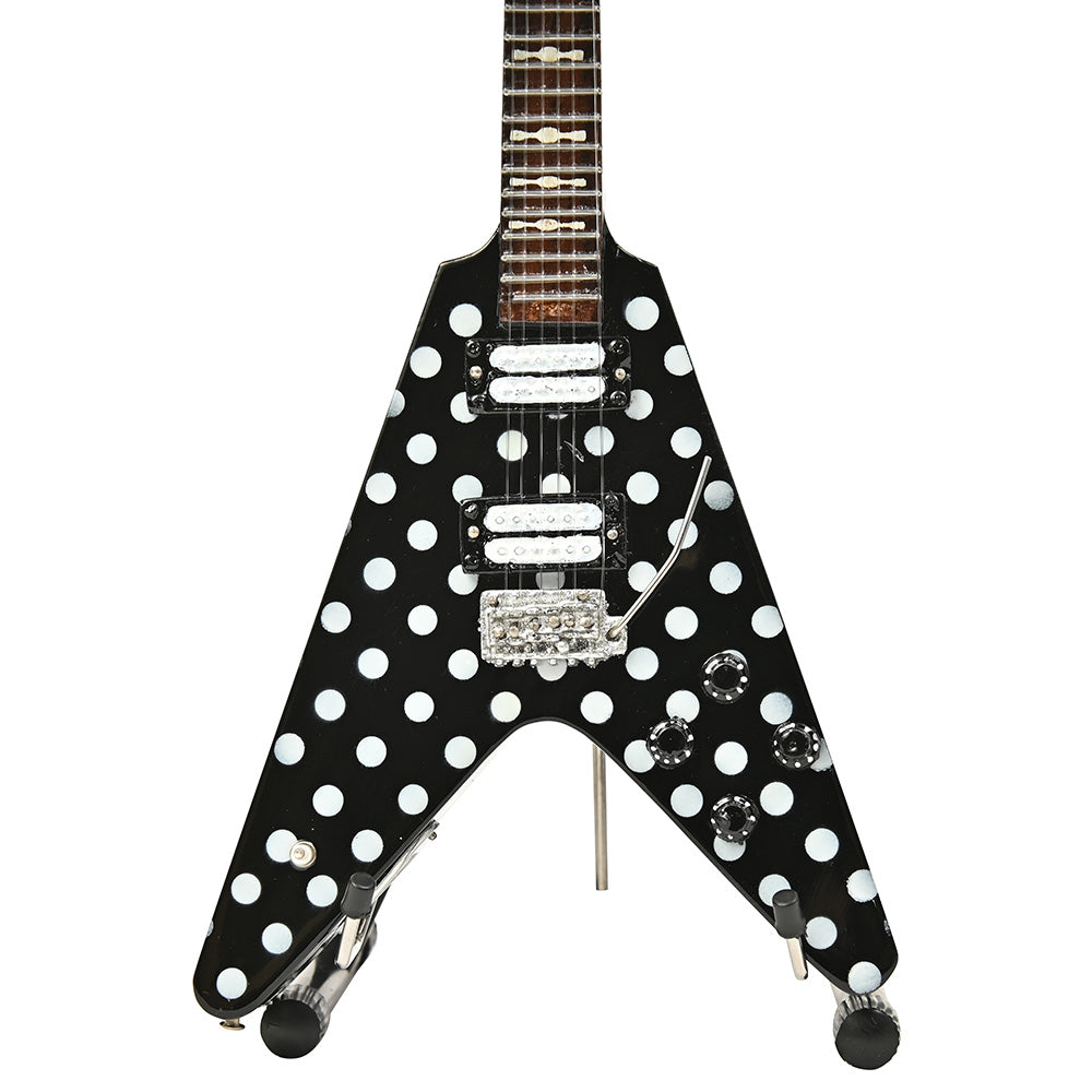 
                  
                    OZZY OSBOURNE - Randy's "Harpoon" Polka Dot Signature Miniature Guitar Replica Collectible / Miniature Instruments
                  
                