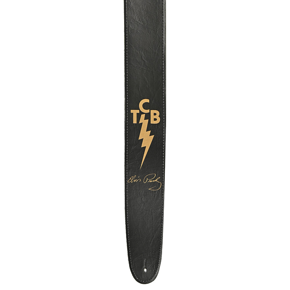 ELVIS PRESLEY Elvis Presley (90th Anniversary) - TCB / Leather / Guitar Strap
