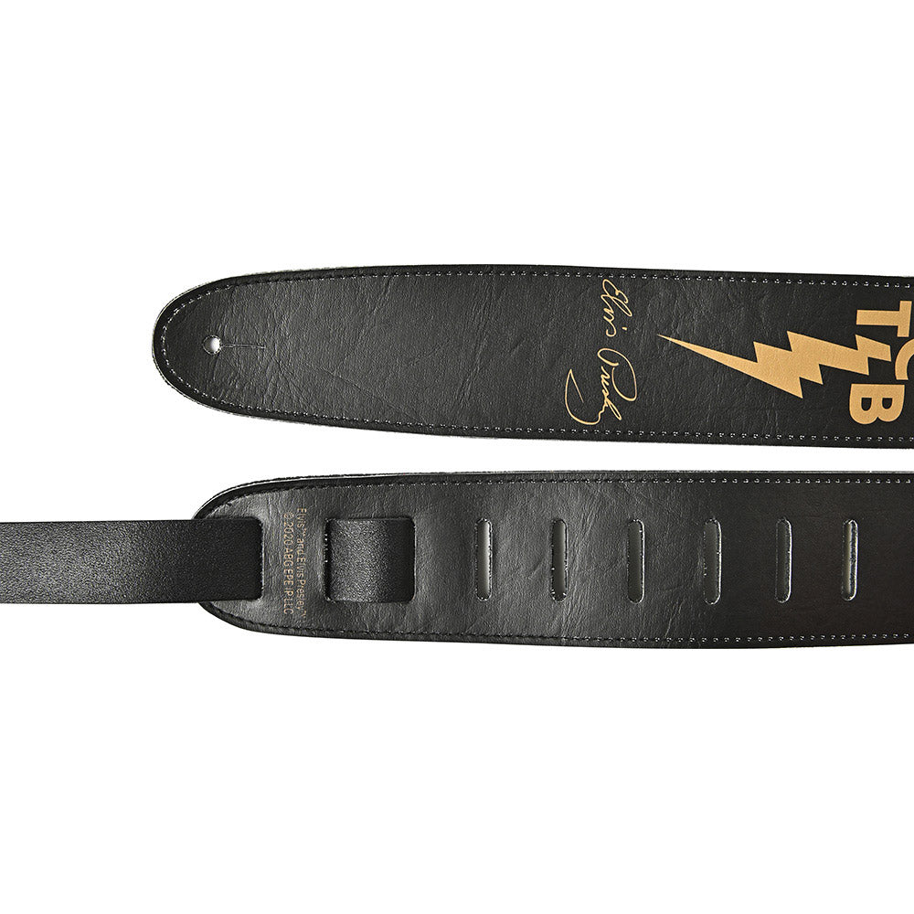 ELVIS PRESLEY Elvis Presley (90th Anniversary) - TCB / Leather / Guitar Strap