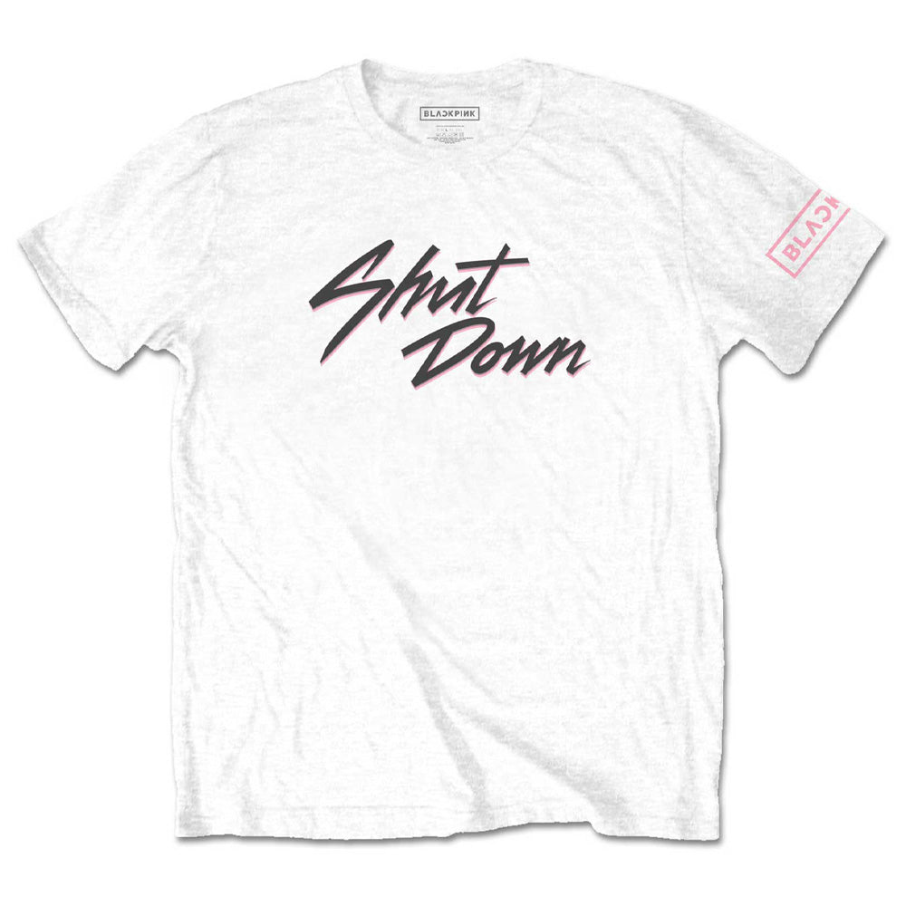 BLACKPINK ブラックピンク (2026年 1月 来日 ) - Shut Down / スリーブプリントあり / Tシャツ / メンズ 【公式 / オフィシャル】