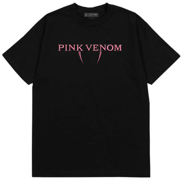 BLACKPINK Blackpink - Pink Venom Logo / Back Print / T-shirt / Men's
