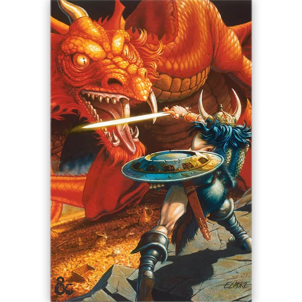 DUNGEONS & DRAGONS ダンジョンズ&ドラゴンズ - Classic Red Dragon Battle / ポスター - PGS