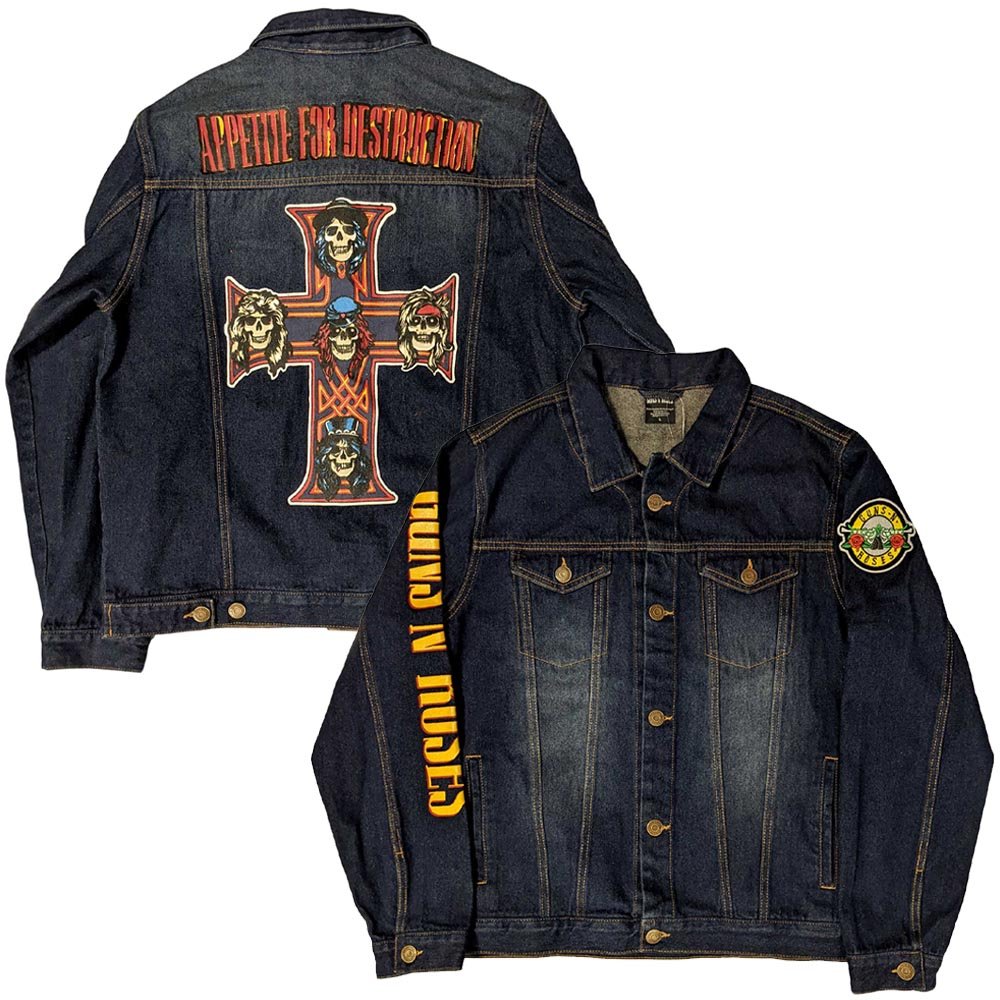 GUNS N ROSES ガンズアンドローゼズ (結成 40周年 ) - Appetite For Destruction / バックプリントあり / アームプリントあり / アウター / メンズ - PGS