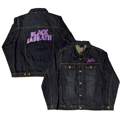 BLACK SABBATH ブラックサバス (OZZY OSBOURNE 追悼 ) - Wavy Logo / バックプリントあり / アウター / メンズ 【公式 / オフィシャル】