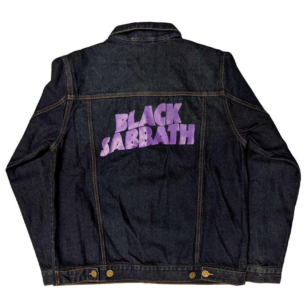 BLACK SABBATH ブラックサバス (OZZY OSBOURNE 追悼 ) - Wavy Logo / バックプリントあり / アウター / メンズ 【公式 / オフィシャル】
