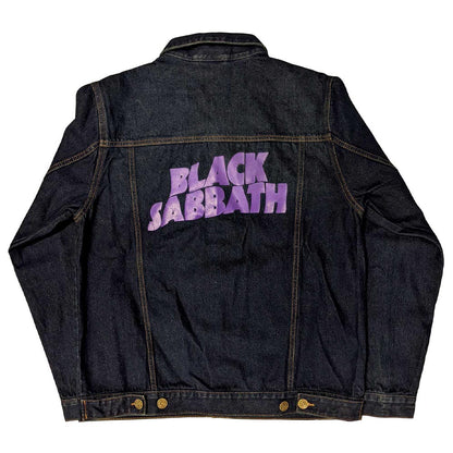 BLACK SABBATH ブラックサバス (OZZY OSBOURNE 追悼 ) - Wavy Logo / バックプリントあり / アウター / メンズ 【公式 / オフィシャル】