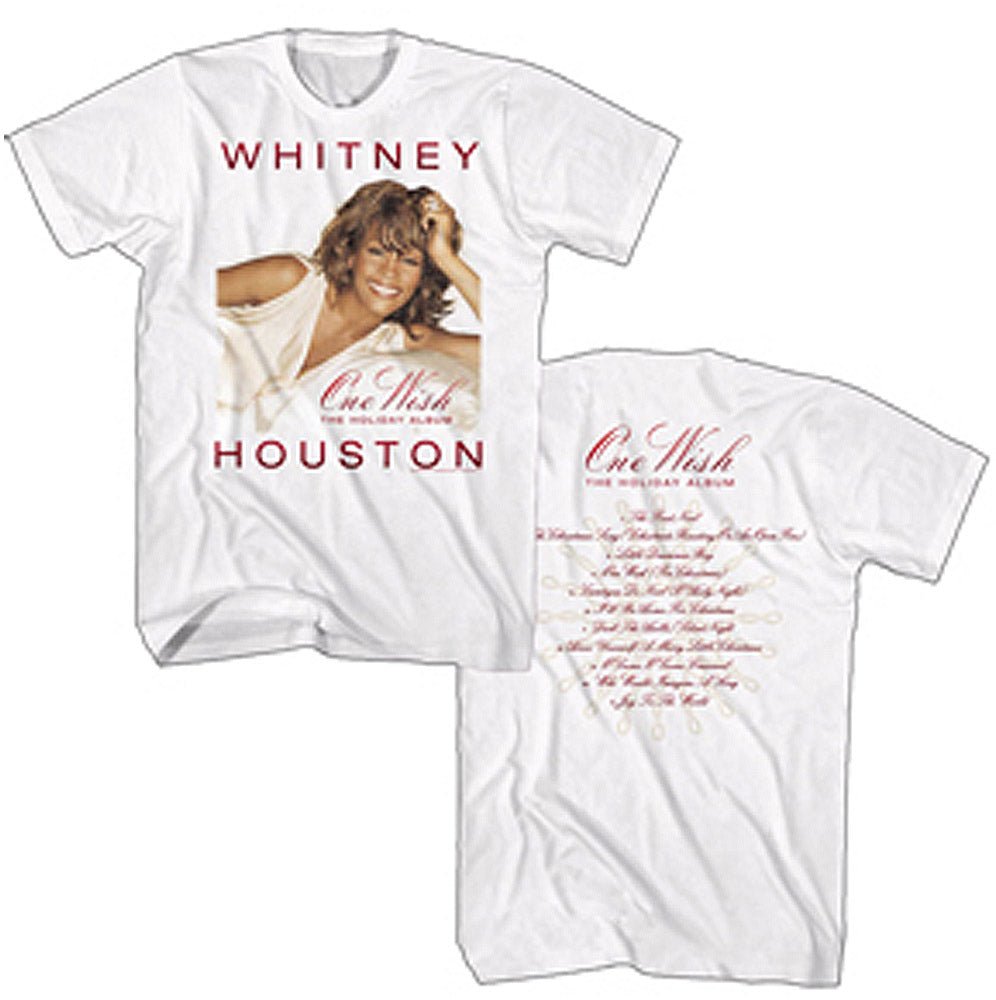 WHITNEY HOUSTON ホイットニーヒューストン - One Wish Holiday / バックプリントあり / Tシャツ / メンズ - PGS