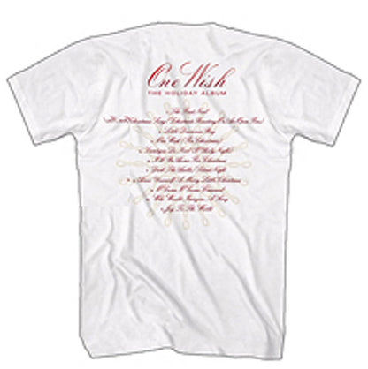WHITNEY HOUSTON ホイットニーヒューストン - One Wish Holiday / バックプリントあり / Tシャツ / メンズ