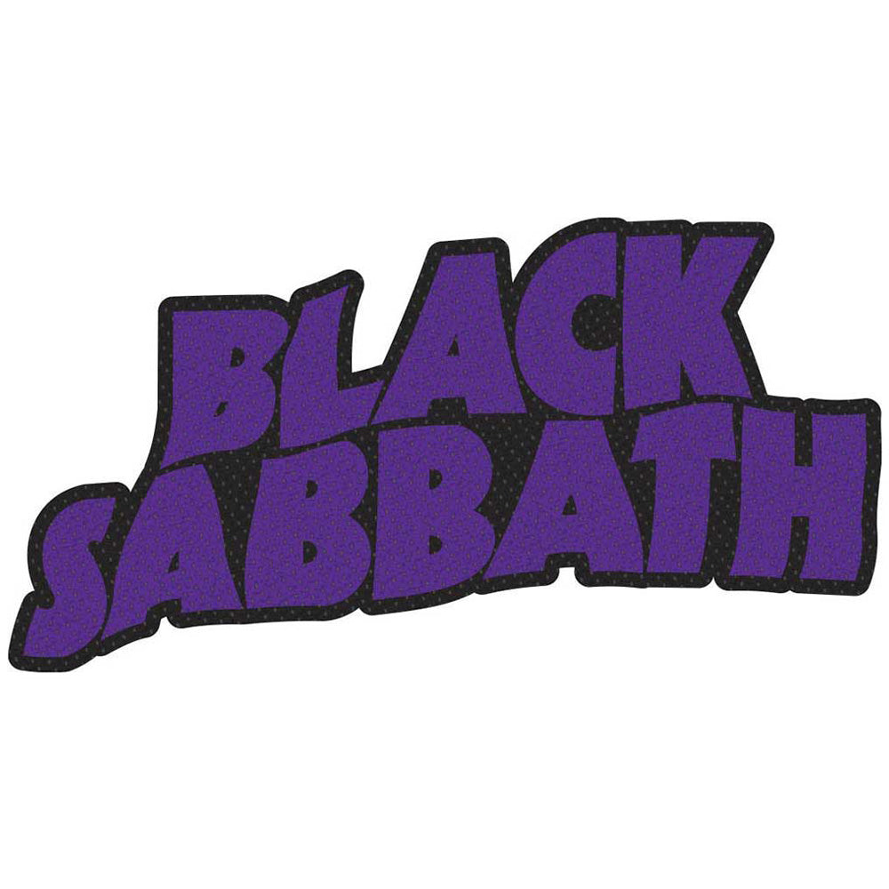 BLACK SABBATH ブラックサバス (デビュー 55周年 ) - Logo Cut Out / ワッペン 【公式 / オフィシャル】
