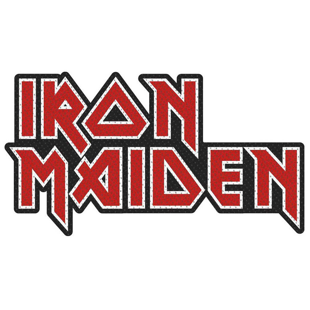 IRON MAIDEN アイアンメイデン (結成 50周年 ) - Logo Cut Out / ワッペン 【公式 / オフィシャル】