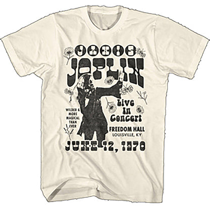 JANIS JOPLIN ジャニスジョプリン (追悼 55年 ) - WILDER AND MORE MAGICAL / Tシャツ / メンズ 【公式 / オフィシャル】