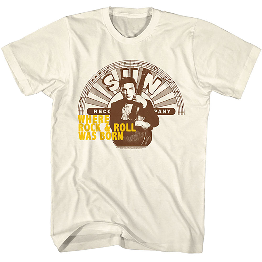 ELVIS PRESLEY エルヴィスプレスリー (生誕 90周年 ) - WHERE ROCK AND ROLL WAS BORN / Tシャツ / メンズ 【公式 / オフィシャル】