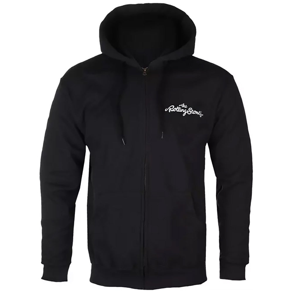 ROLLING STONES ローリングストーンズ (来日 35周年 記念 ) - Classic Tongue Ver.2 / バックプリントあり/ ジップ / パーカー・スウェット / メンズ