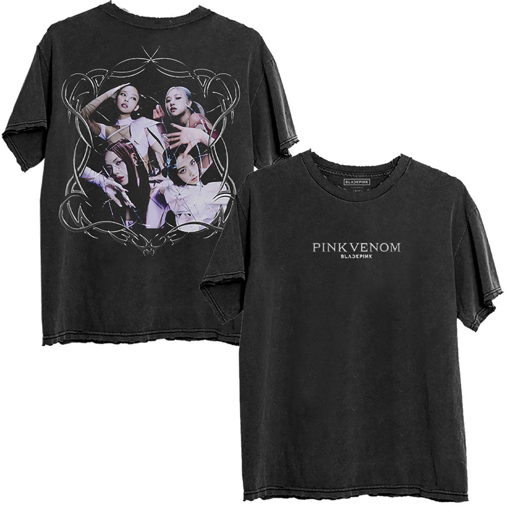 BLACKPINK ブラックピンク (2026年 1月 来日 ) - Pink Venom / バックプリントあり / Tシャツ / メンズ 【公式 / オフィシャル】