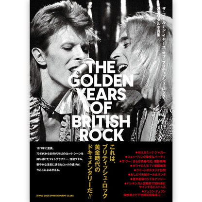 DAVID BOWIE - (追悼 10年 ) - ザ・ゴールデン・イヤーズ・オブ・ブリティッシュ・ロック 浅沼ワタル写真集