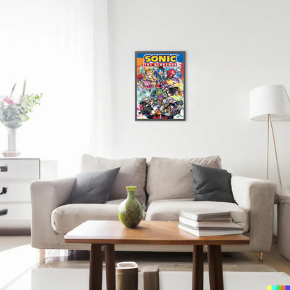 SONIC THE HEDGEHOG ソニックザヘッジホッグ - Sonic Comic Characters / ポスター 【公式 / オフィシャル】