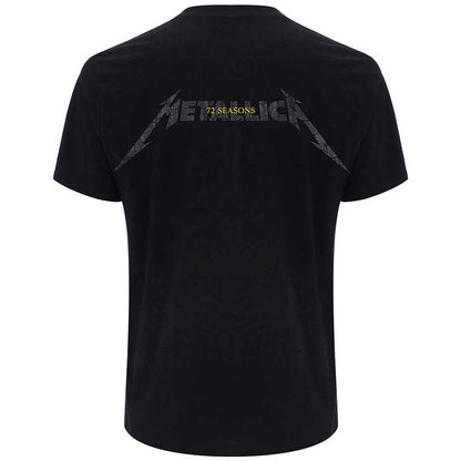 METALLICA メタリカ - 72 Seasons Charred Logo / バックプリントあり / Tシャツ / メンズ 【公式 / オフィシャル】