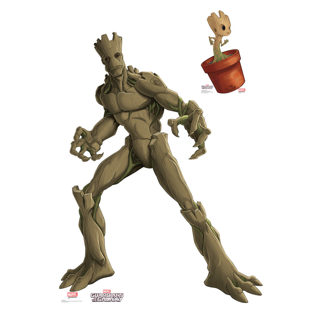 GUARDIANS OF THE GALAXY - GROOT & LITTLE GROOT
