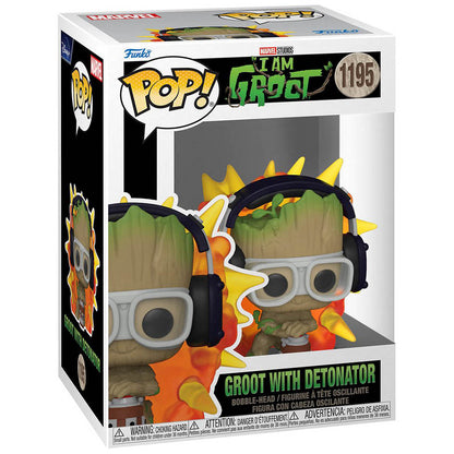 GUARDIANS OF THE GALAXY Guardians of the Galaxy - I Am Groot with Detonator Pop! Vinyl Figure / Figures &amp; Dolls