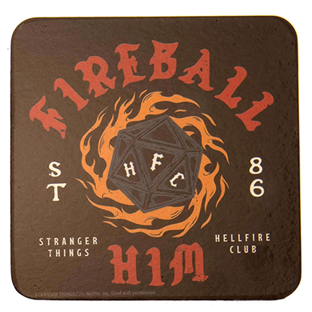 STRANGER THINGS ストレンジャー・シングス (シーズン5 配信 記念 ) - Hellfire Club / 4枚セット / コースター