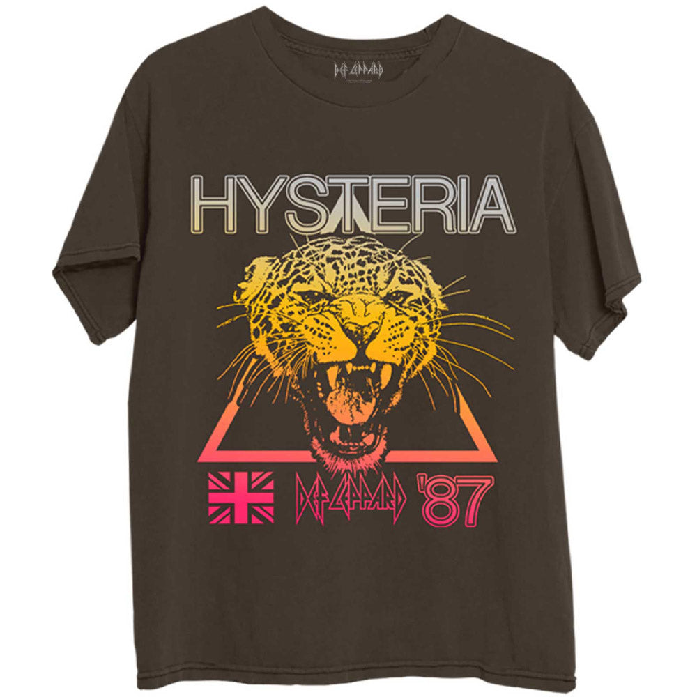 DEF LEPPARD デフレパード (デビュー 45周年 ) - Hysteria World Tour / バックプリントあり / Tシャツ / メンズ