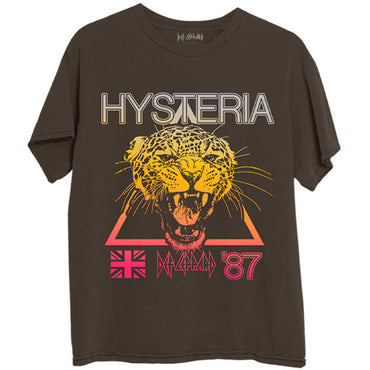 DEF LEPPARD デフレパード (デビュー 45周年 ) - Hysteria World Tour / バックプリントあり / Tシャツ / メンズ
