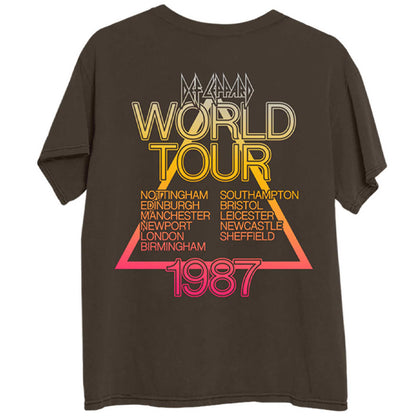 DEF LEPPARD (45th Anniversary) - Hysteria World Tour / Back Print / T-Shirt / Men's