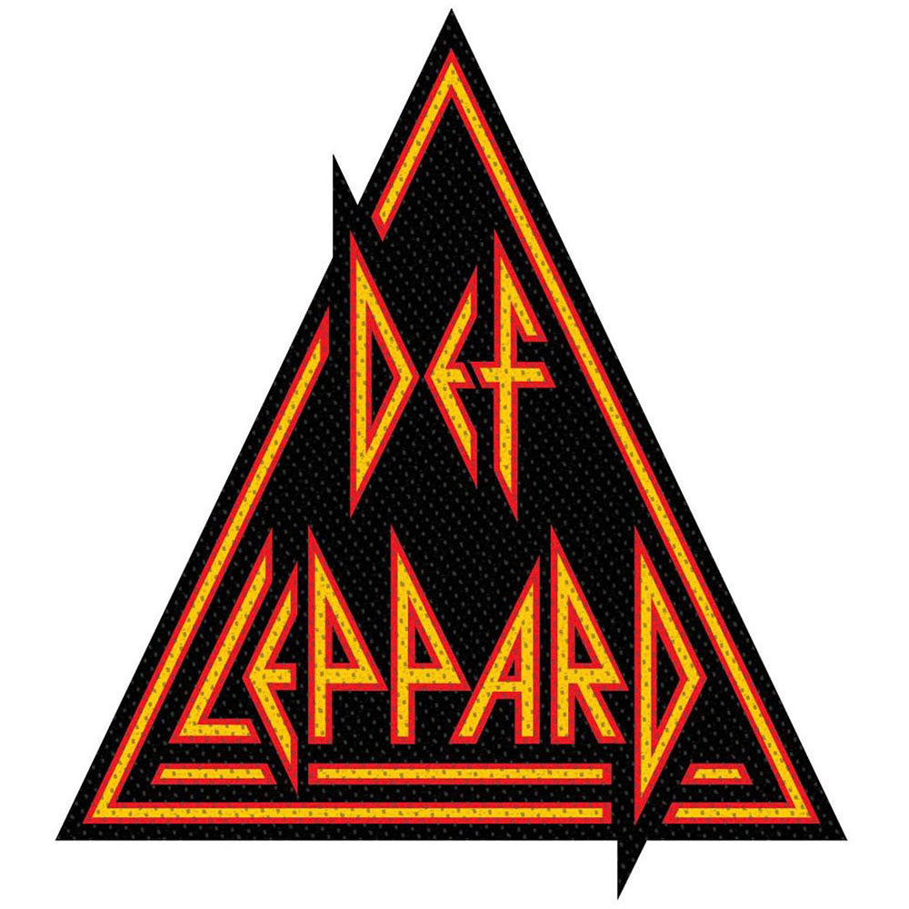 DEF LEPPARD デフレパード (デビュー 45周年 ) - Logo Cut Out / ワッペン 【公式 / オフィシャル】