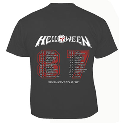 HELLOWEEN ハロウィン (デビュー 40周年 ) - KEEPERS TOUR / バックプリントあり / Tシャツ / メンズ 【公式 / オフィシャル】