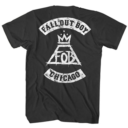 FALL OUT BOY フォールアウトボーイ - CHICAGO / バックプリントあり / Tシャツ / メンズ - PGS