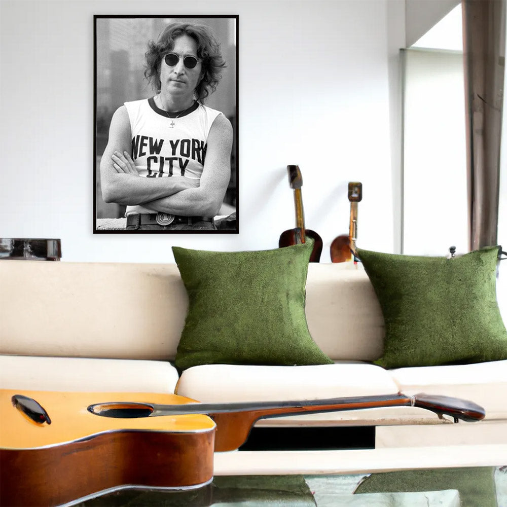 JOHN LENNON ジョンレノン (生誕 85年 ) - NYC - BOB GRUEN / ポスター 【公式 / オフィシャル】