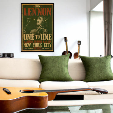 JOHN LENNON ジョンレノン (生誕 85年 ) - One to One Concert / ポスター 【公式 / オフィシャル】