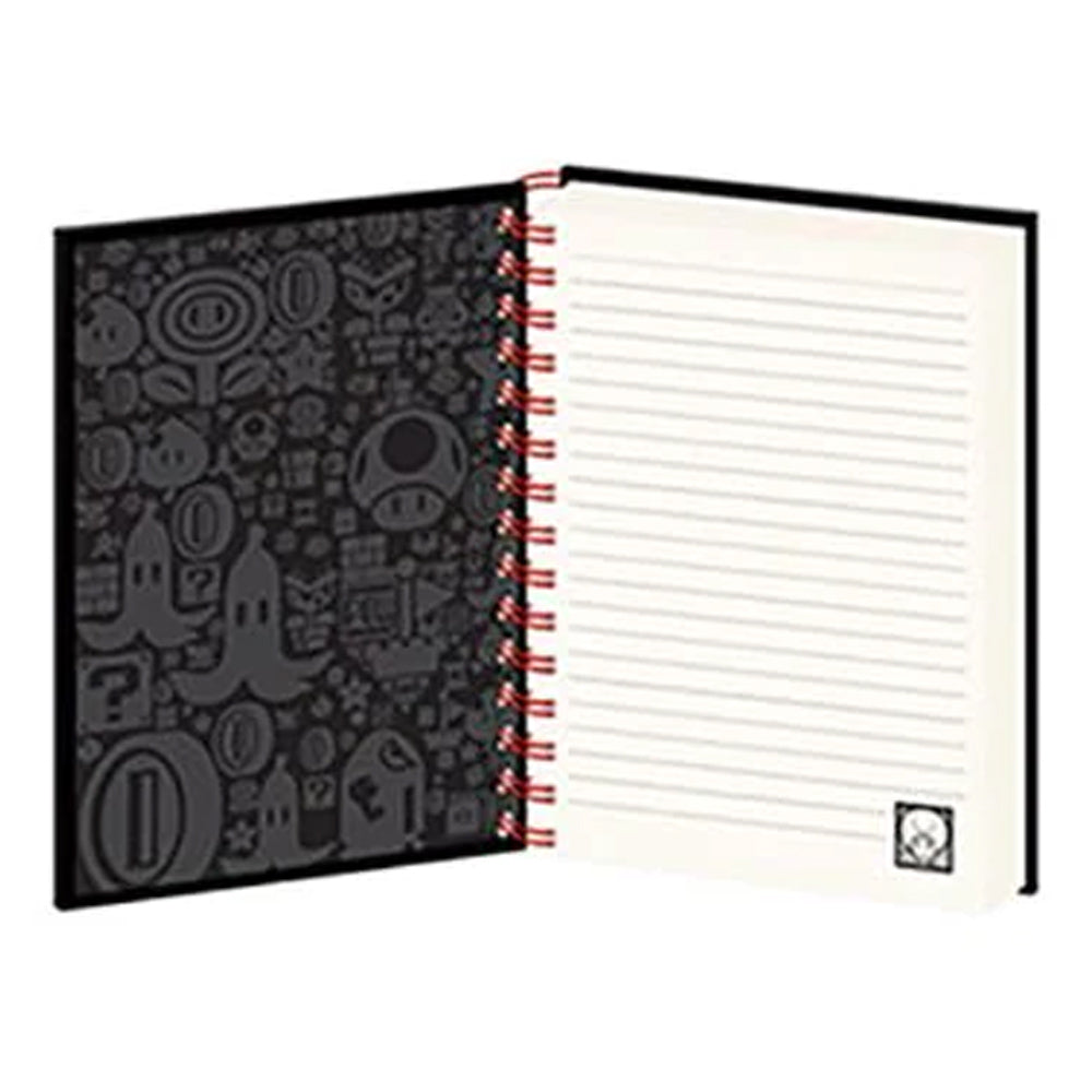 SUPER MARIO スーパーマリオ (40周年 ) - 4 Colour / A5 Wiro Notebook / ノート・メモ帳 【公式 / オフィシャル】
