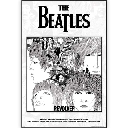 THE BEATLES ビートルズ (結成 65周年 ) - Revolver Album Cover / ポスター 【公式 / オフィシャル】