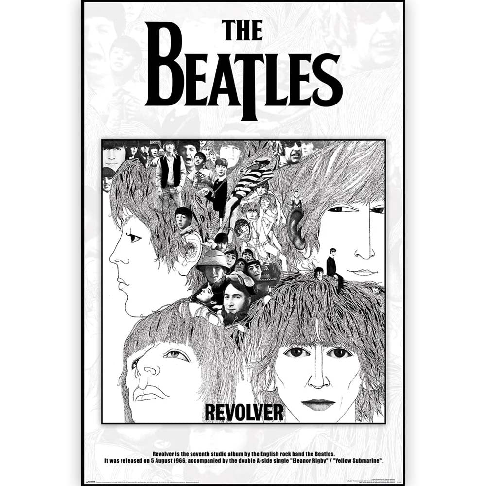 THE BEATLES ビートルズ (結成 65周年 ) - Revolver Album Cover / ポスター 【公式 / オフィシャル】