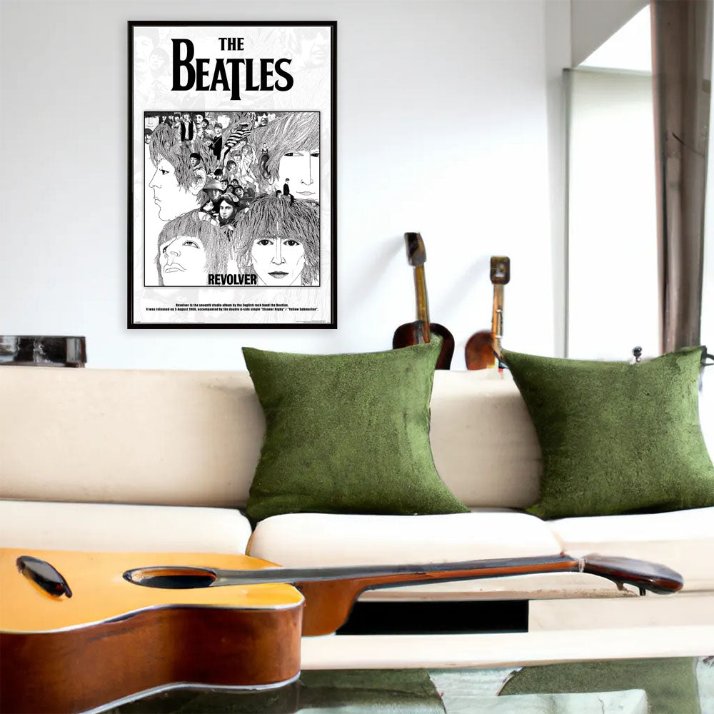 THE BEATLES ビートルズ (結成 65周年 ) - Revolver Album Cover / ポスター 【公式 / オフィシャル】