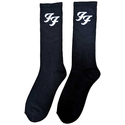 FOO FIGHTERS フーファイターズ (10月 来日 ) - White FF / ソックス / メンズ 【公式 / オフィシャル】